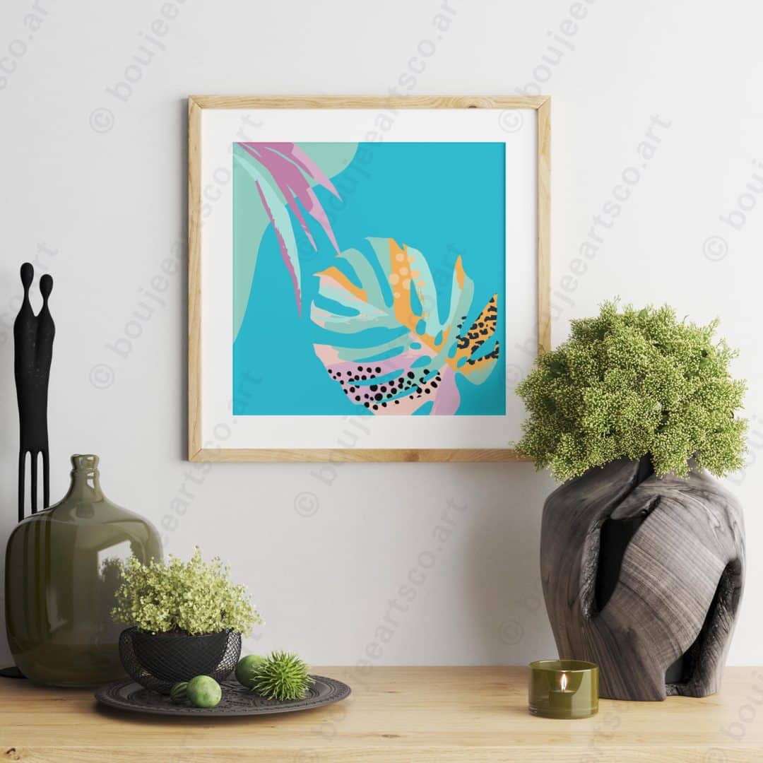 Square Tropical Prints