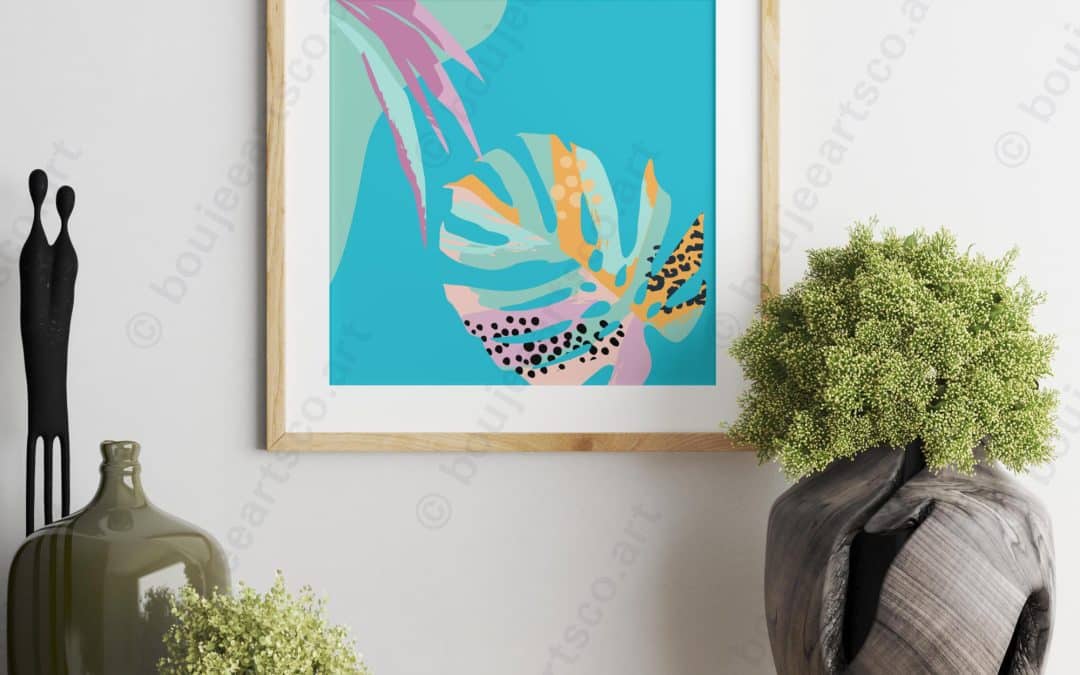 Square Tropical Prints