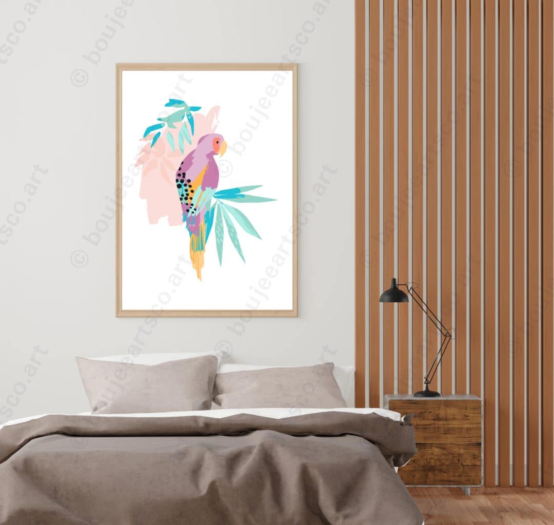 Tropical Parrot Prints